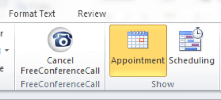 Appointment icon in outlook